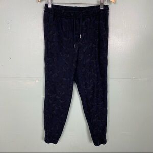 Athleta Printed Farallon Jogger Blue Camo Sz 4